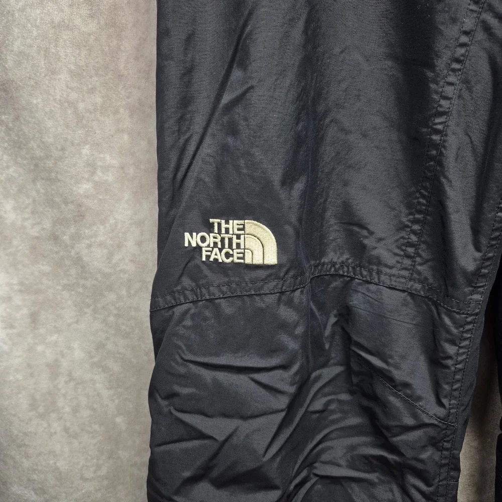The North Face HyVent Black Ski Pants Mens Large Full Side Zip Snow Snowboard